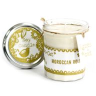 Velas en Bote Cristal - Moroccan Roll