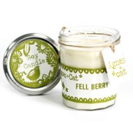 Velas en Bote Cristal - Fell Berry