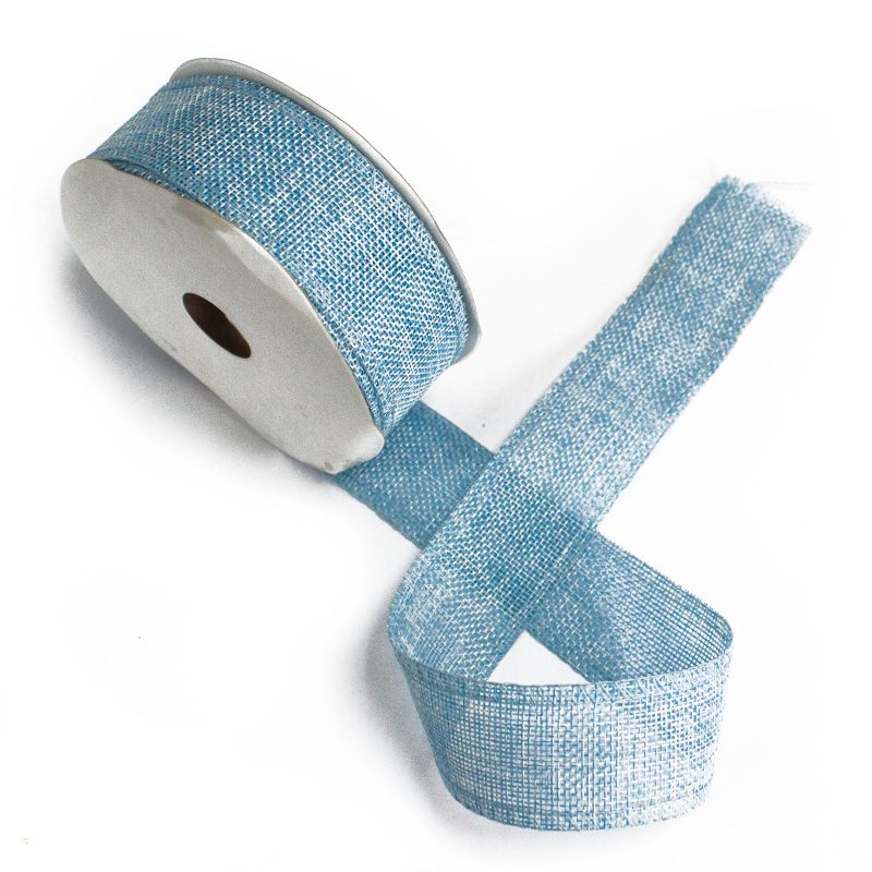 Cinta de textura natural 38mm x 20m - Azul bebé
