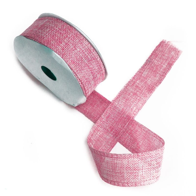 Cinta de textura natural 38 mm x 20 m - Rosa bebé