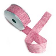 Cinta de textura natural 38 mm x 20 m - Rosa bebé
