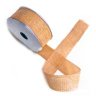 Cinta de textura natural de 38 mm x 20 m - naranja vintage