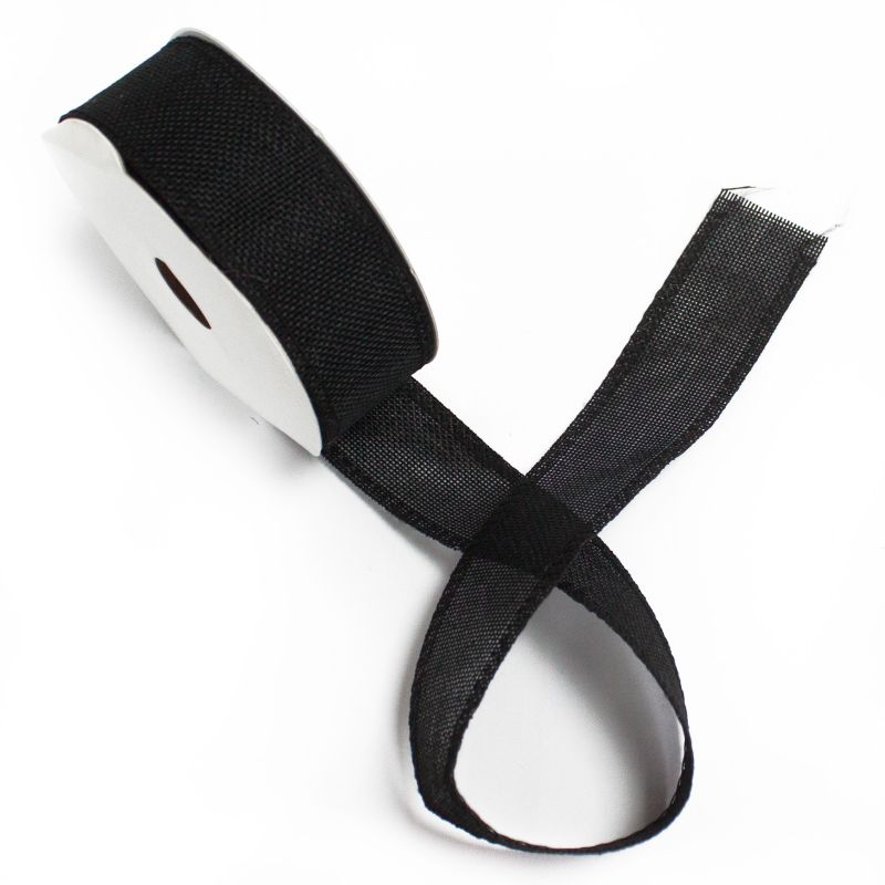 Cinta de textura natural 38 mm x 20 m - Negro