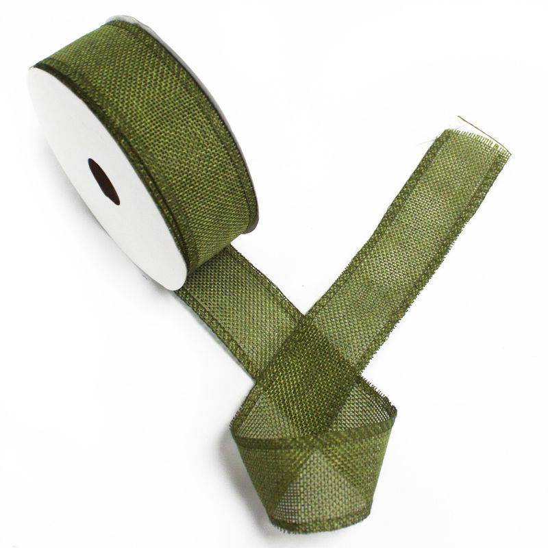Cinta de textura natural 38 mm x 20 m - Verde Navidad