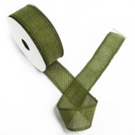 Cinta de textura natural 38 mm x 20 m - Verde Navidad