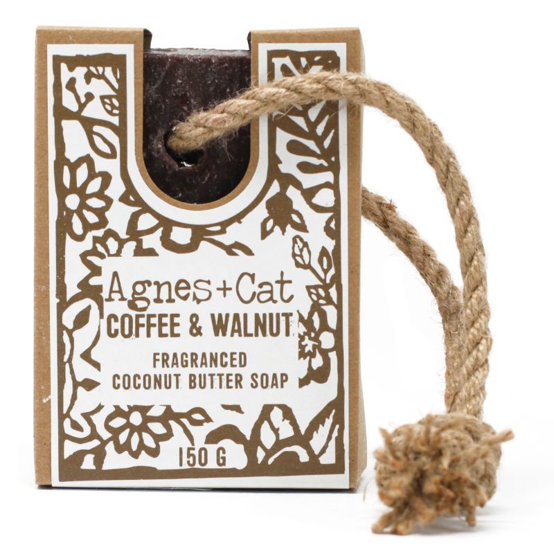Jabón con Cordón - Coffee + Walnut