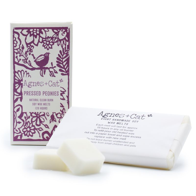 Caja de 8 Ceras Aromáticas - Pressed Peonies