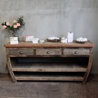 Mesa Central de Madera Reciclada - 180x60x80cm