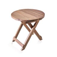 Mesa de Centro Redonda Plegable - 50x50cm