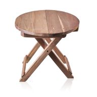 Mesa de Centro Redonda Plegable - 50x50cm