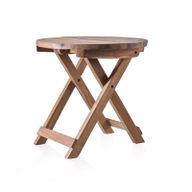 Mesa de Centro Redonda Plegable - 50x50cm