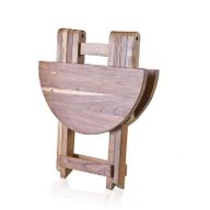 Mesa de Centro Redonda Plegable - 50x50cm