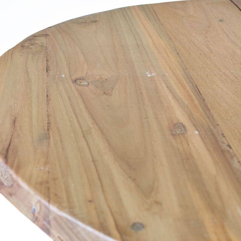 Mesa de Centro Redonda Plegable - 50x50cm