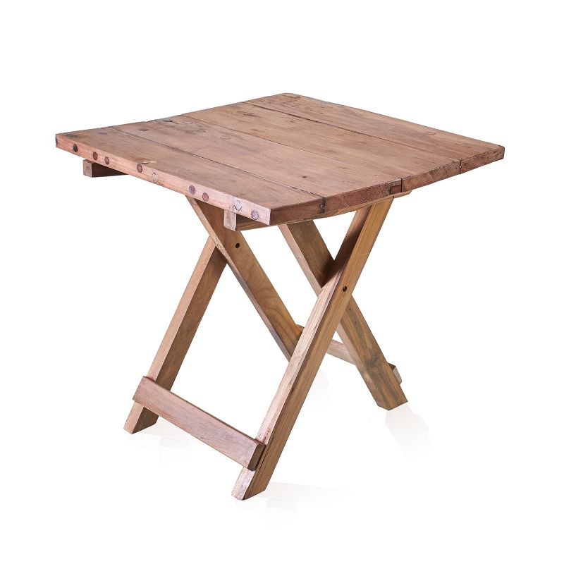 Mesa de Centro Cuadrada Plegable - 50x50cm