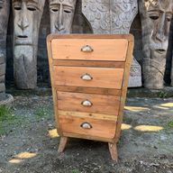 Almacenamiento de 4 Cajones - Madera Reciclada