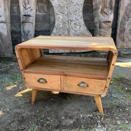 Soporte para TV Pequeño con 2 Cajones Redondos