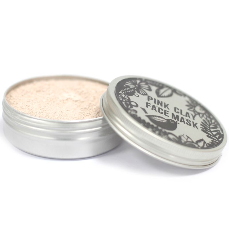 Polvo para mascarilla facial 50g - Arcilla rosa