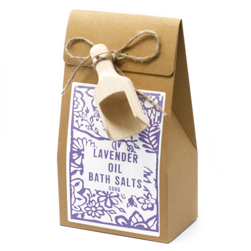 Sal de baño del Himalaya 500 g - lavanda