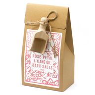 Sal de baño del Himalaya 500g - ylang-ylang y rosa