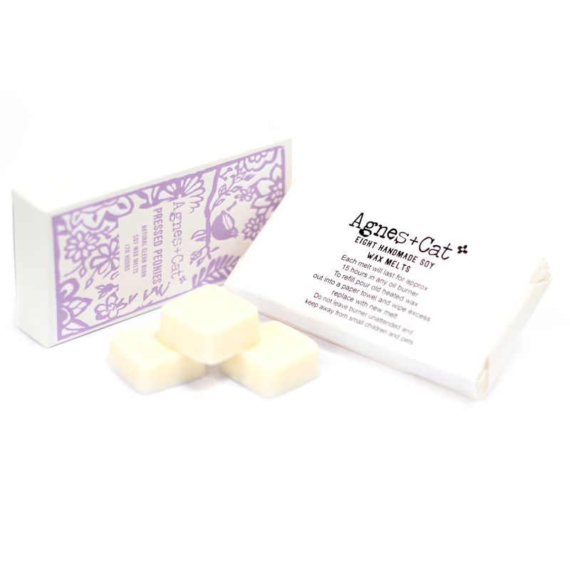 Caja de 8 Ceras Aromáticas - Pressed Peonies