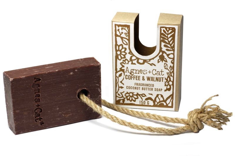 Jabón con Cordón - Coffee + Walnut