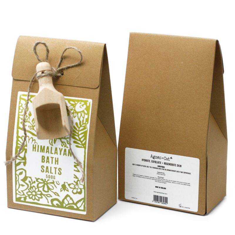 Sal de baño del Himalaya 500g - ylang-ylang y rosa