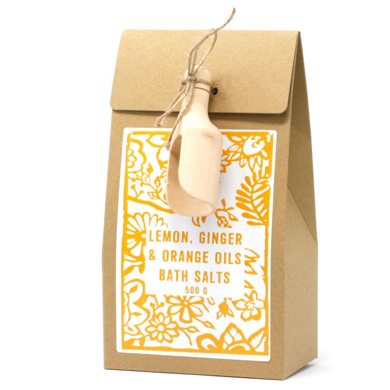 Sales de baño del Himalaya 500 g - Limón, Jengibre, Naranja