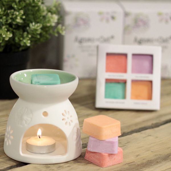 Set de Difusor Cerámico con Ceras Aromáticas de Soja