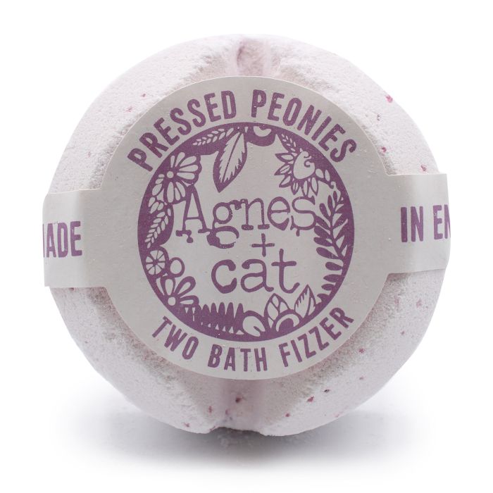 Caja de Regalo con Vela y Bombas de Baño -  Pressed Peonies & Japanese Bloom