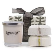 Caja de Regalo con Vela y Bombas de Baño - Windermere & Fresh Citrus