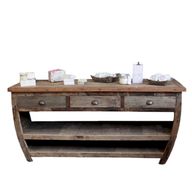 Mesa Central de Madera Reciclada - 180x60x80cm
