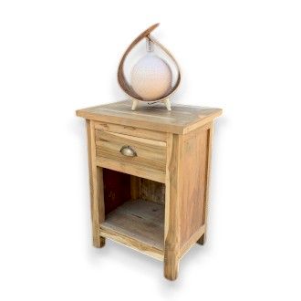 Mesita de Noche - Clásica - Madera Reciclada